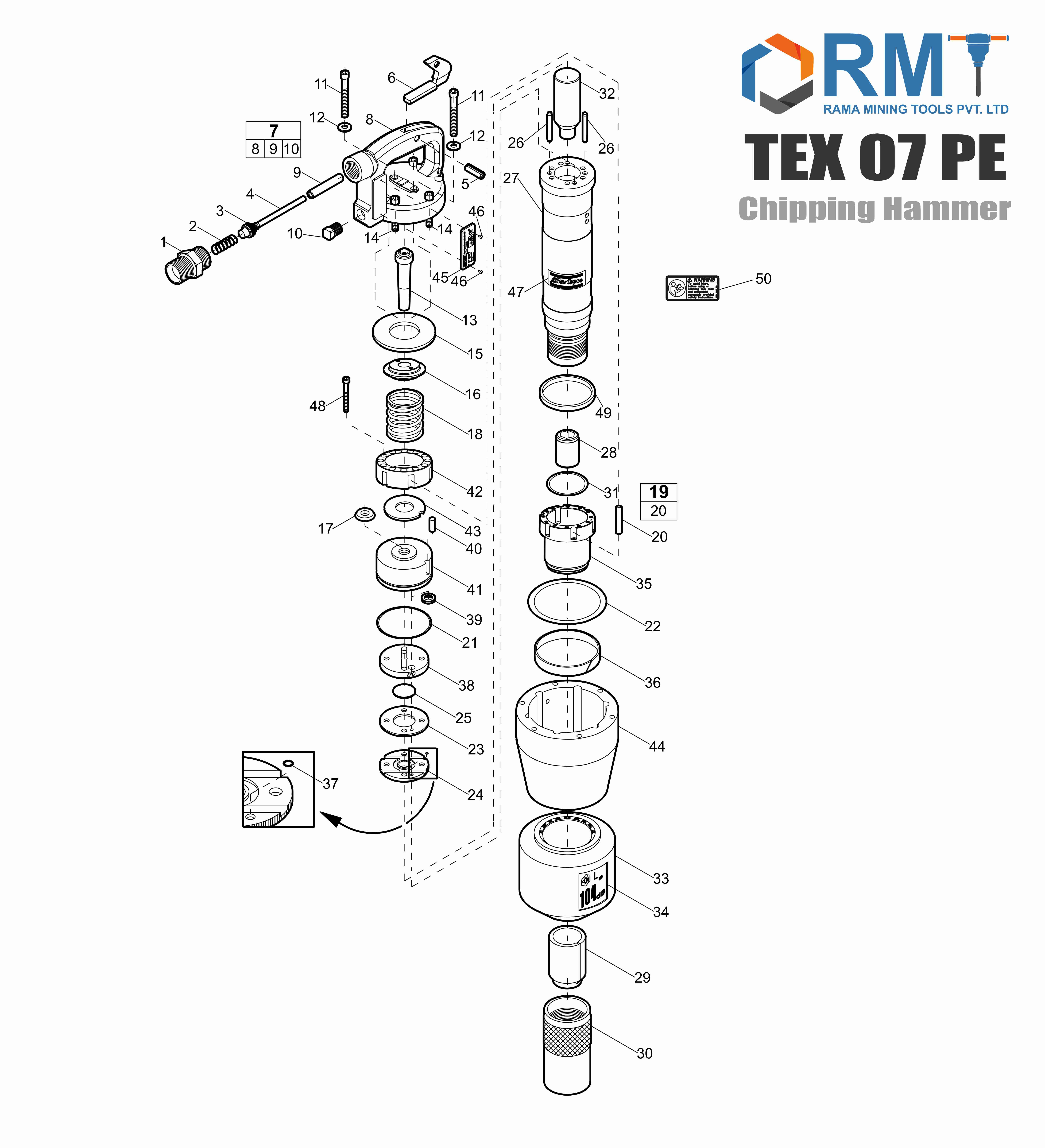 TEX 07 PE - Chipping Hammer